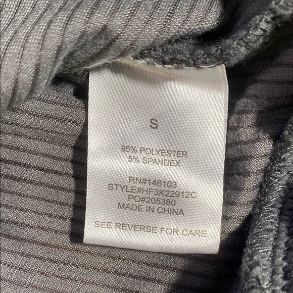 Hippie Rose Women’s Velour Sweatshirt S Charcoal Gray Cozy Lounge Pullover Top - Picture 6 of 6